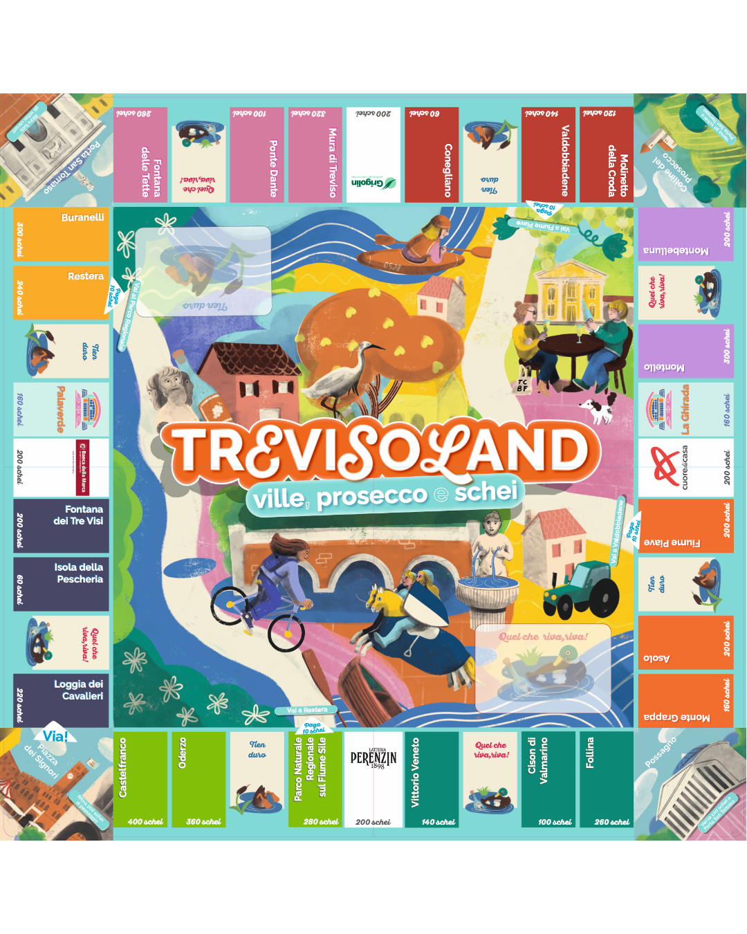 Trevisoland - Ville, prosecco & schei